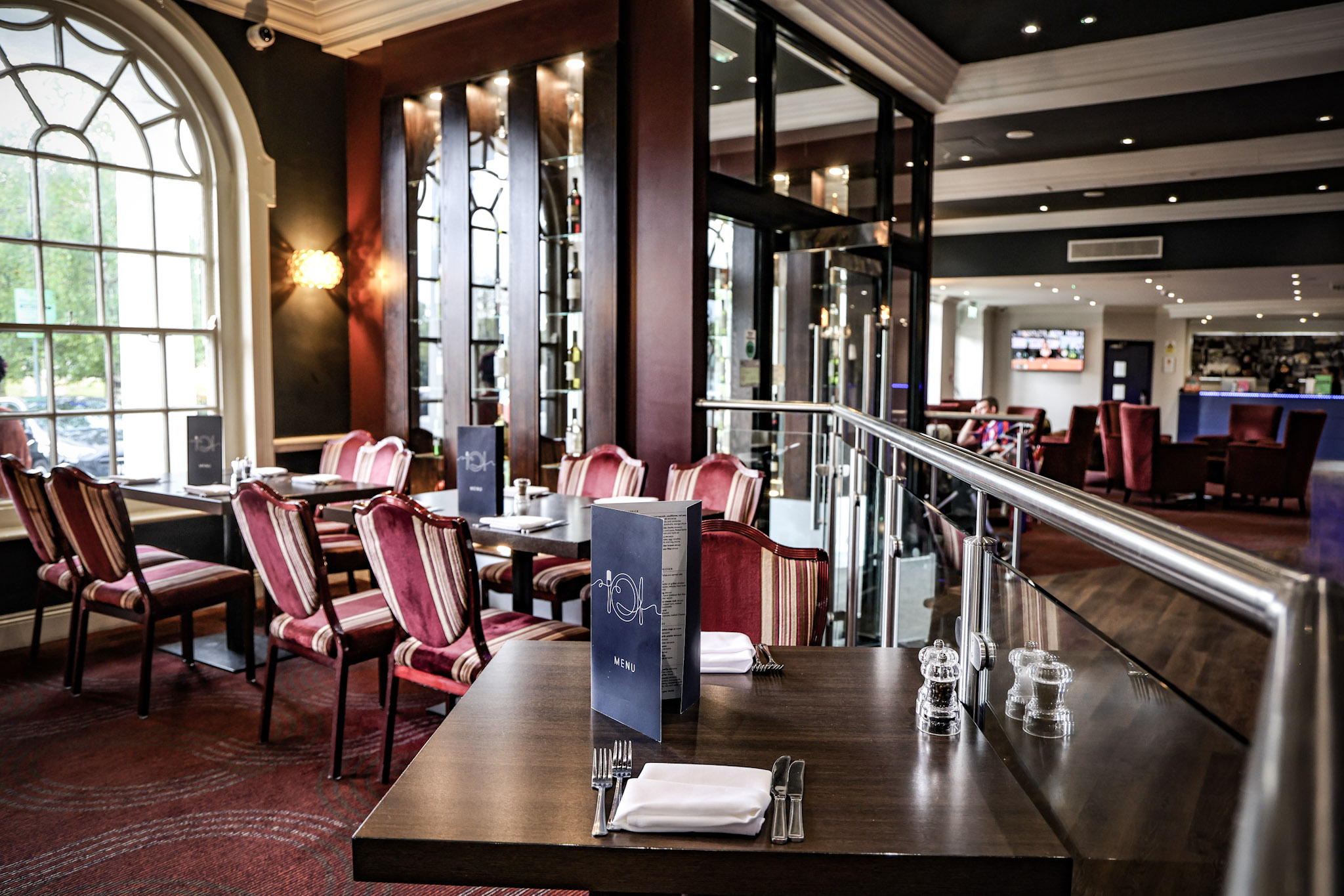 Dining at Aerodrome Hotel